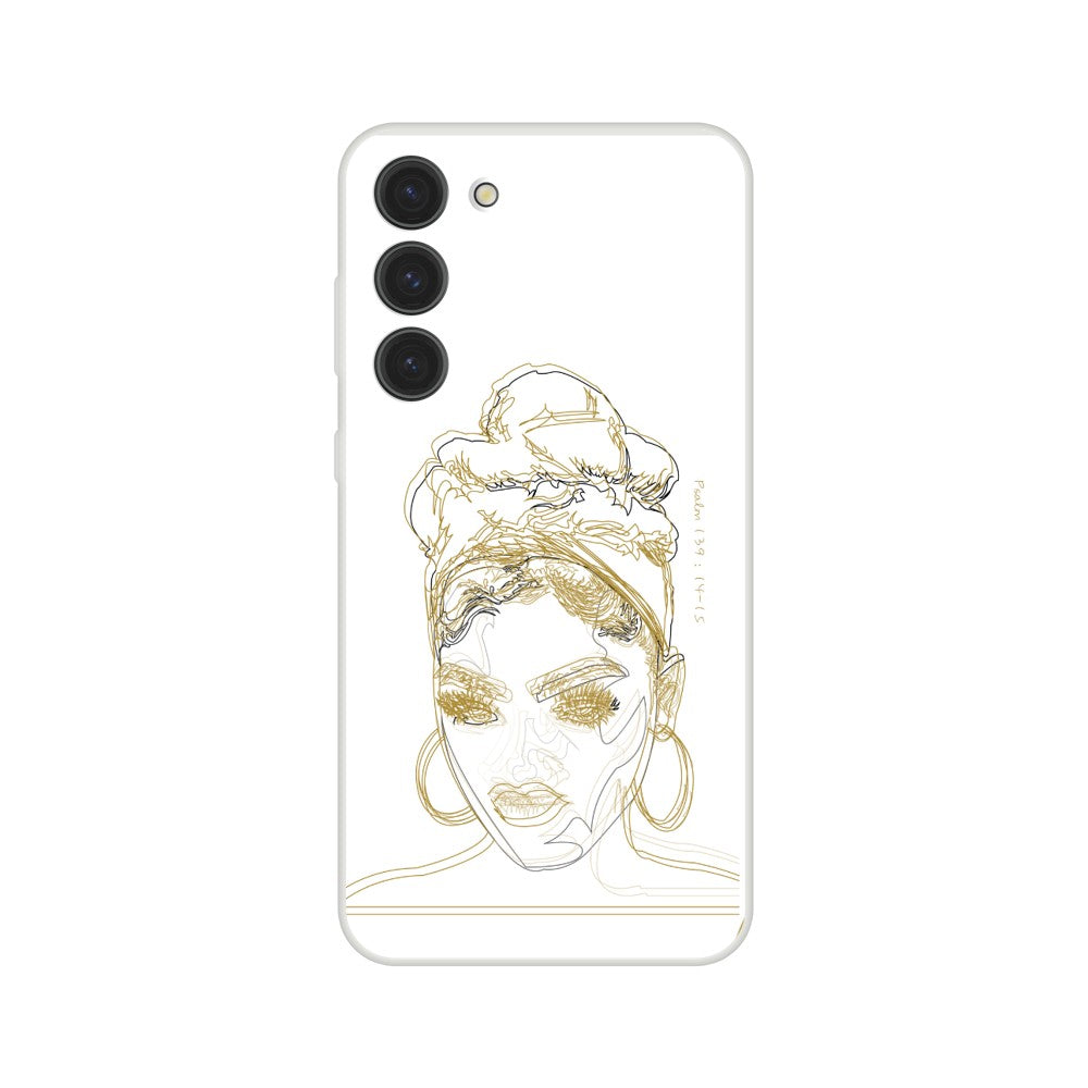 "Wrap Day" Phone Case in Pearl Grin White