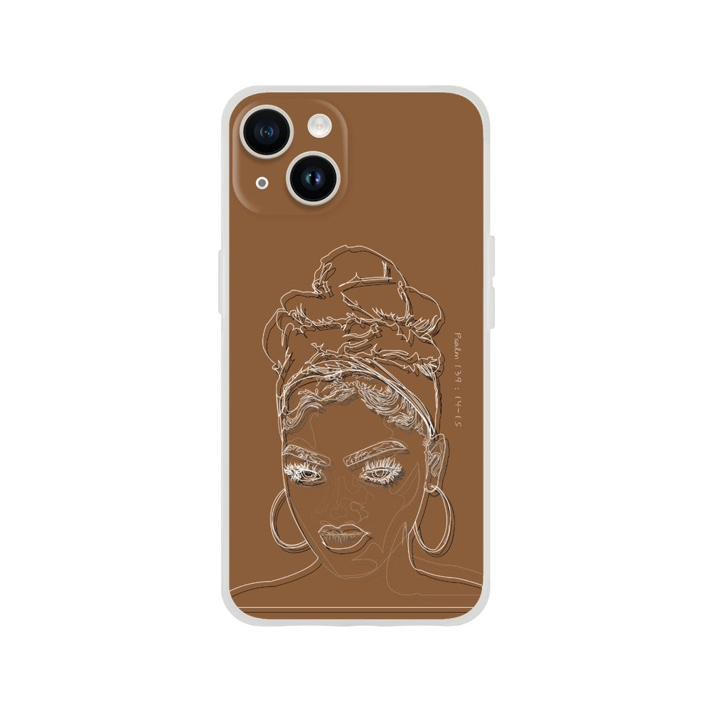 "Wrap Day" Phone Case in Coffee Brown