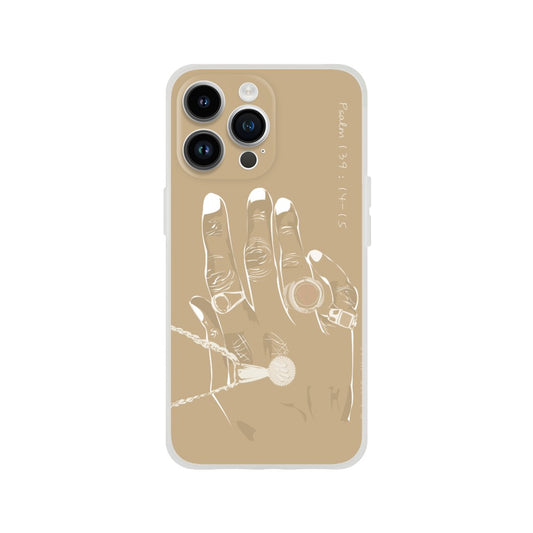 "Rings" Phone Case in Cairo Beige Color