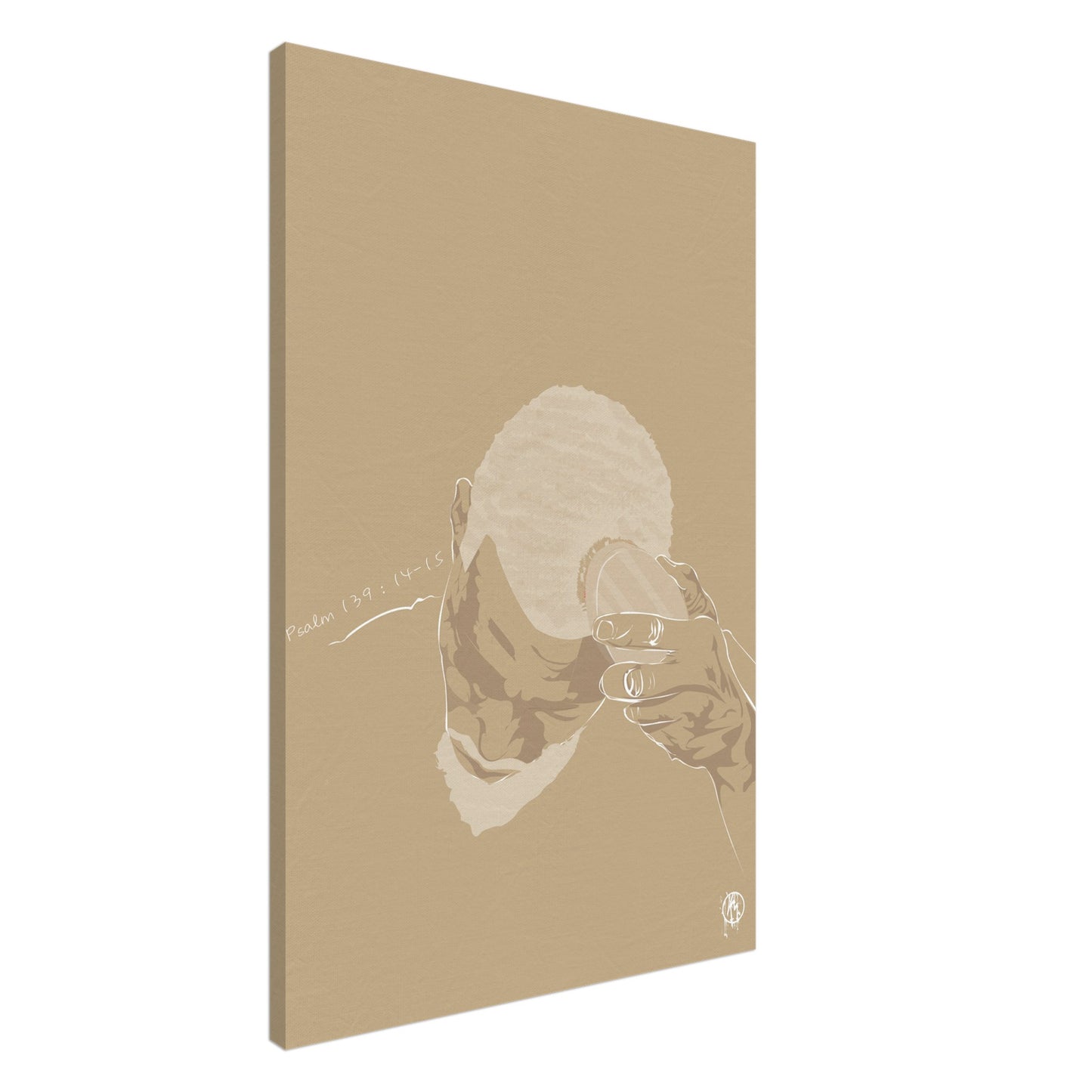 "Brush" Display Art Piece (Cairo Beige)