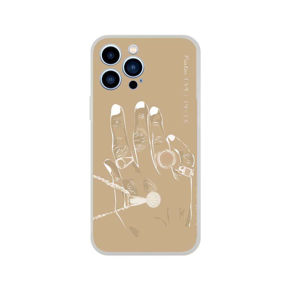 "Rings" Phone Case in Cairo Beige Color
