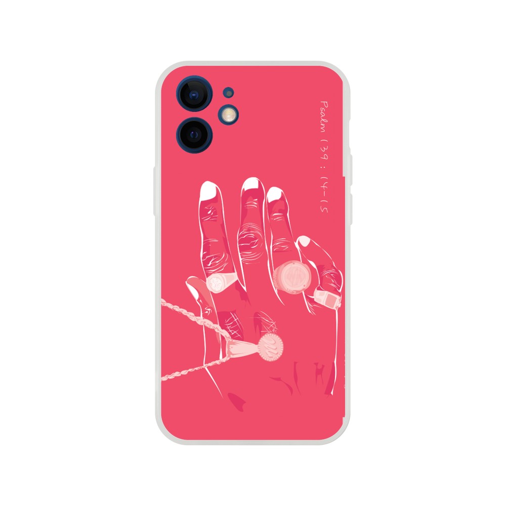 "Rings" Phone Case in Pink Color