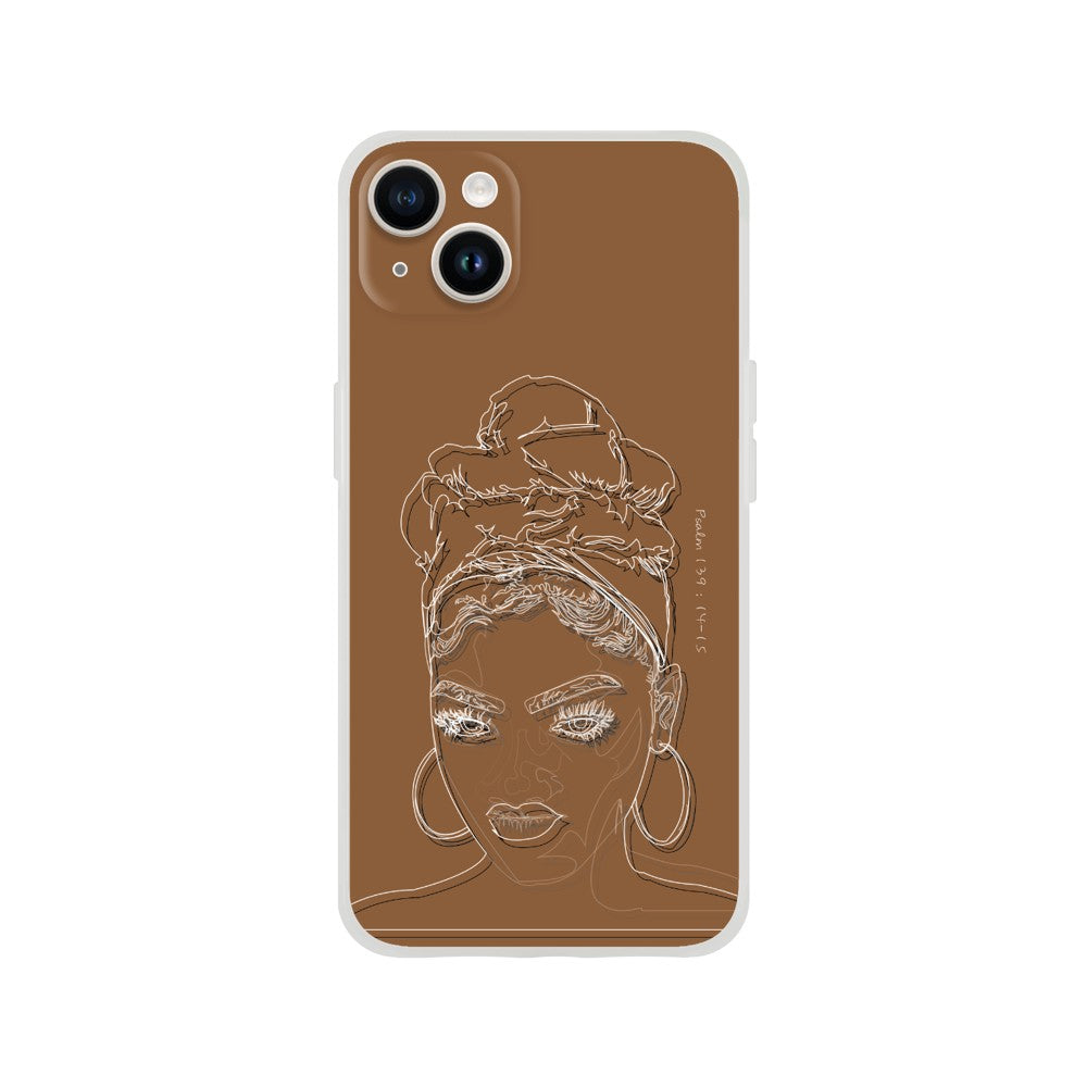 "Wrap Day" Phone Case in Coffee Brown