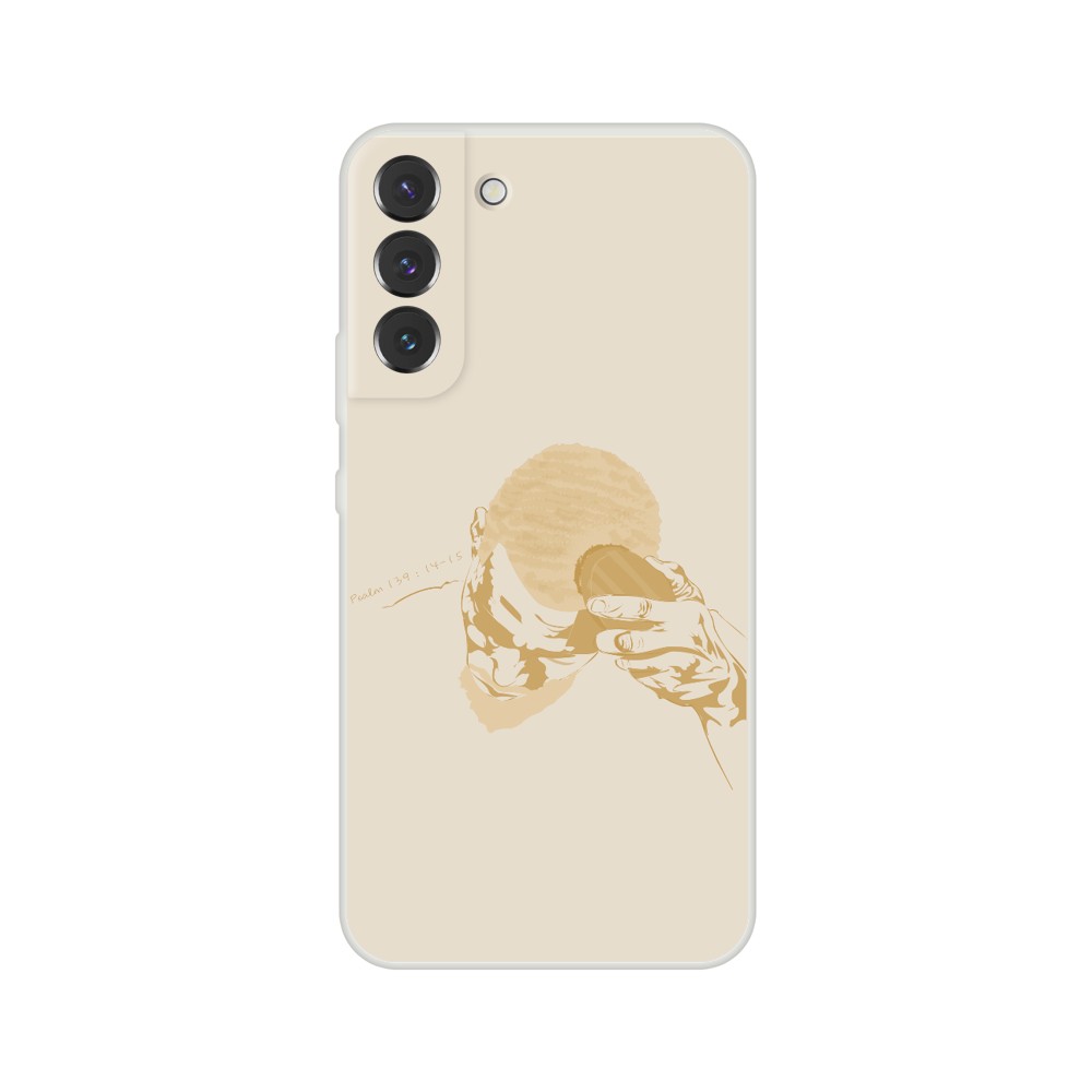 "Brush" Phone Case in Tanned Gold Color