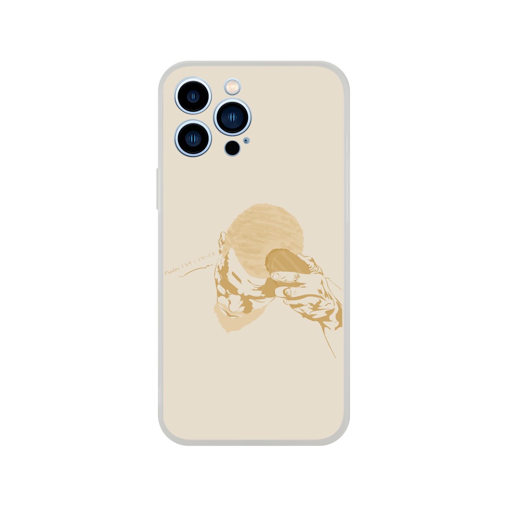 "Brush" Phone Case in Tanned Gold Color