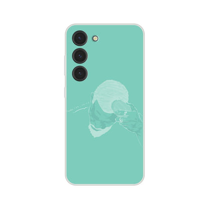 "Brush" Phone Case in Synergy Blue Color