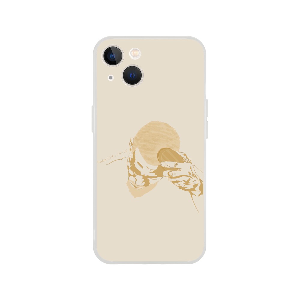 "Brush" Phone Case in Tanned Gold Color