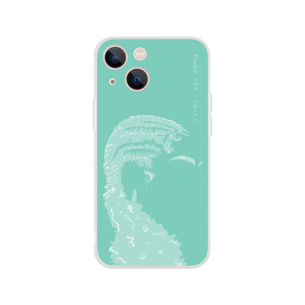 "Cornrows" Phone Case in Synergy Blue Color