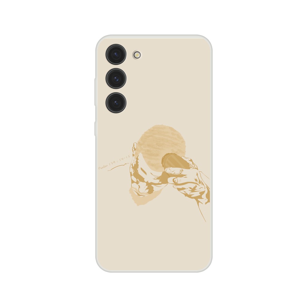 "Brush" Phone Case in Tanned Gold Color