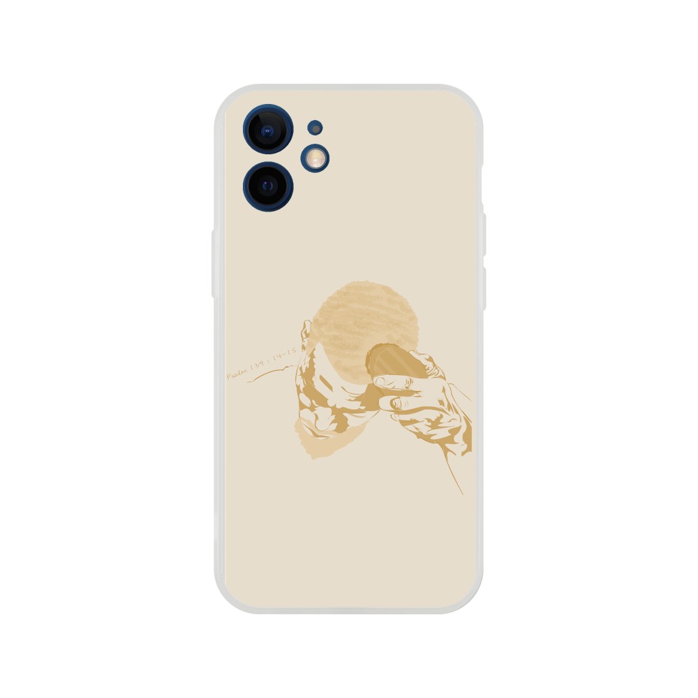 "Brush" Phone Case in Tanned Gold Color