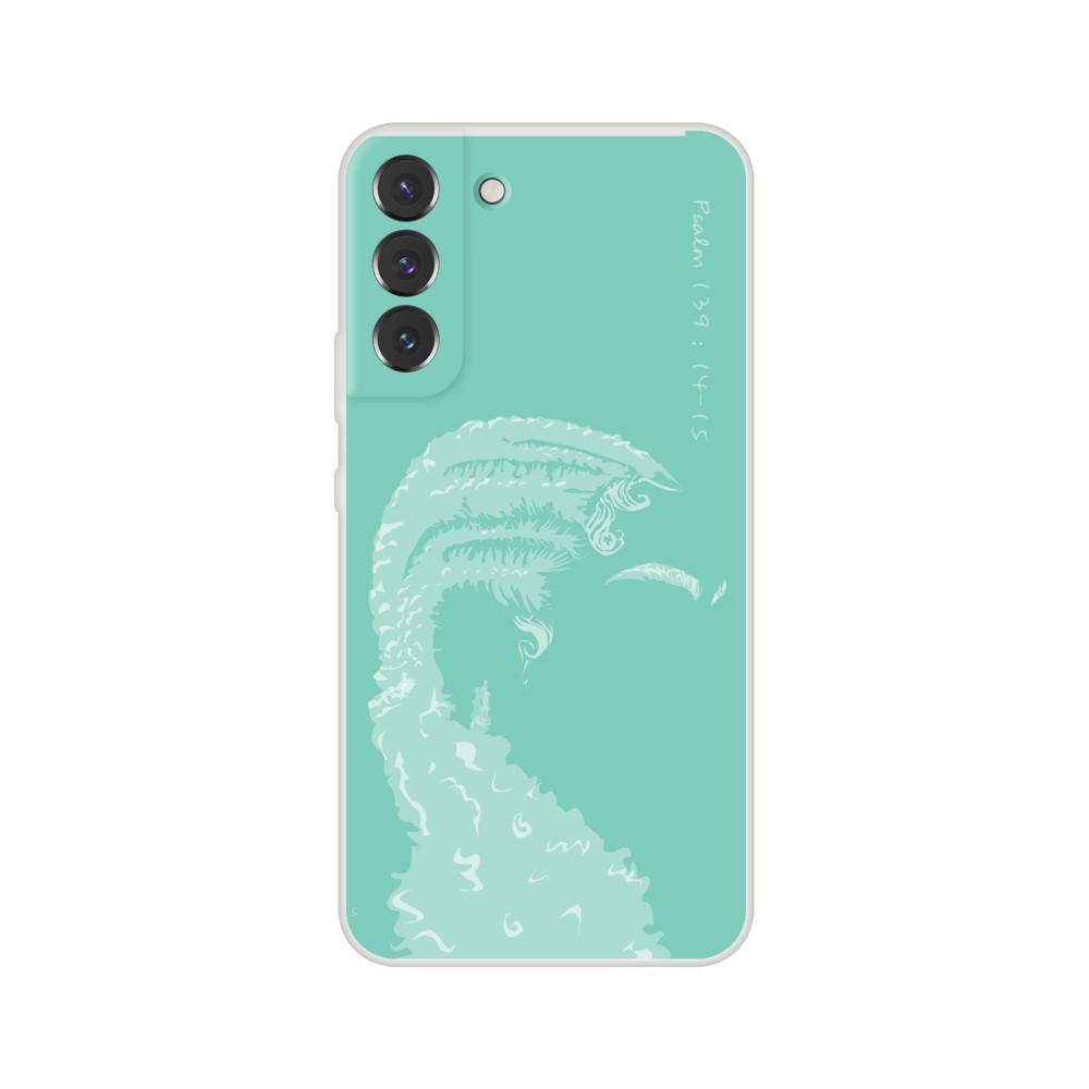 "Cornrows" Phone Case in Synergy Blue Color