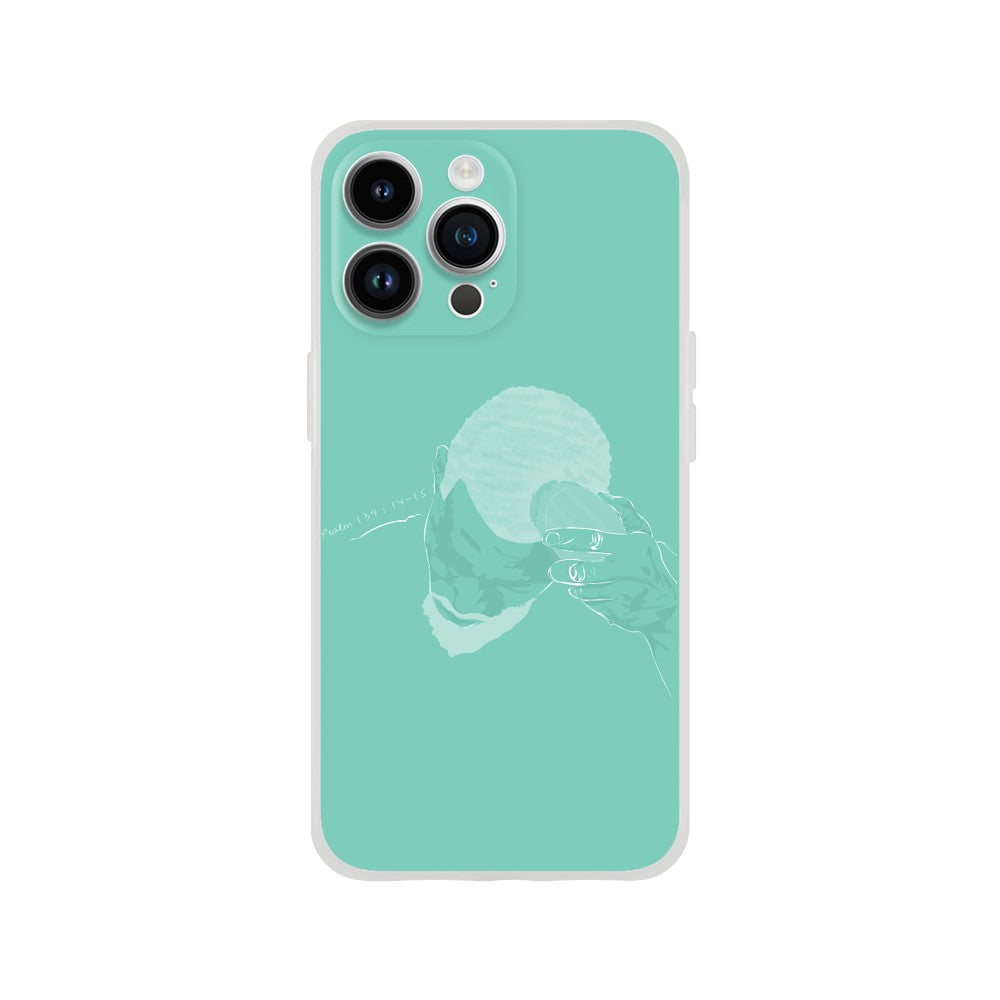 "Brush" Phone Case in Synergy Blue Color