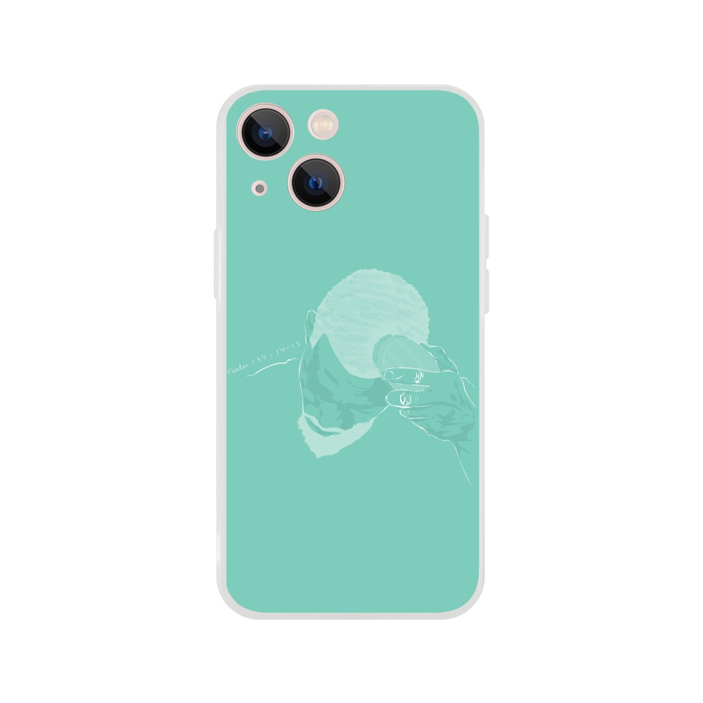 "Brush" Phone Case in Synergy Blue Color