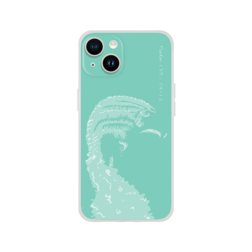 "Cornrows" Phone Case in Synergy Blue Color