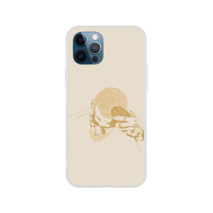 "Brush" Phone Case in Tanned Gold Color