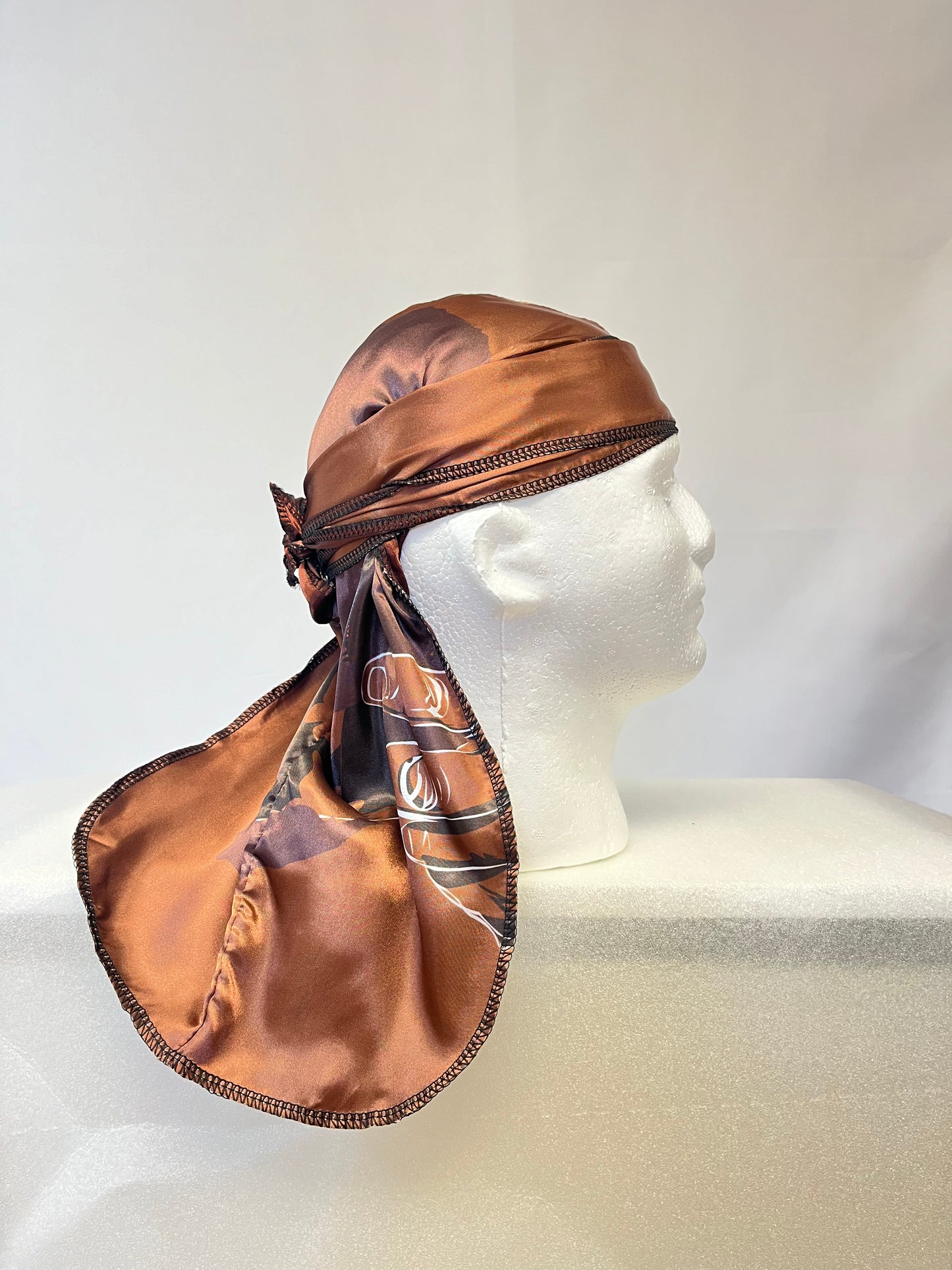 Brush Durag in Coffee Color