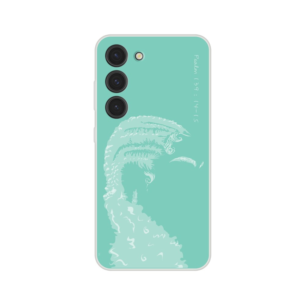 "Cornrows" Phone Case in Synergy Blue Color