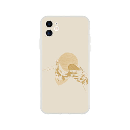 "Brush" Phone Case in Tanned Gold Color