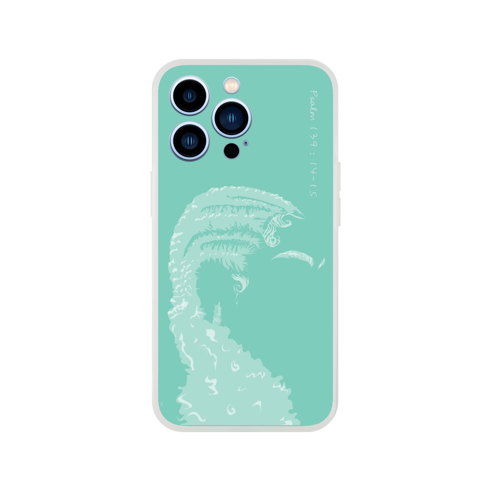 "Cornrows" Phone Case in Synergy Blue Color