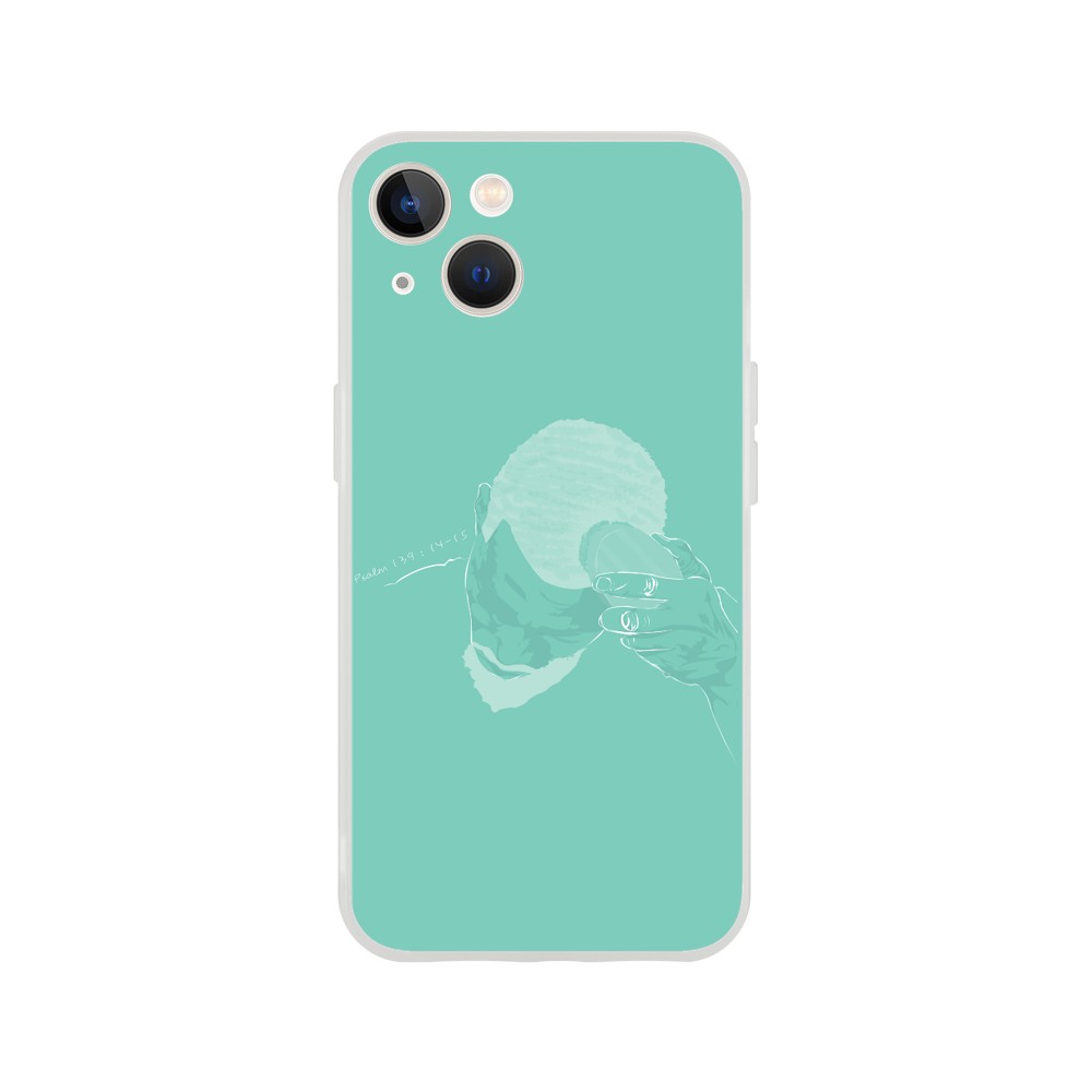 "Brush" Phone Case in Synergy Blue Color