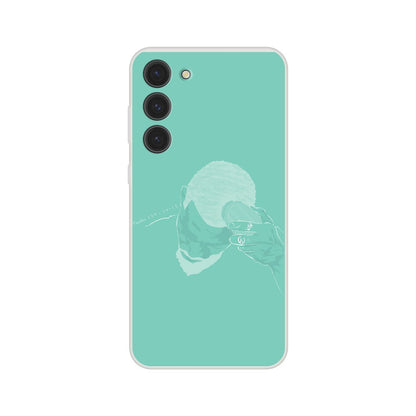 "Brush" Phone Case in Synergy Blue Color