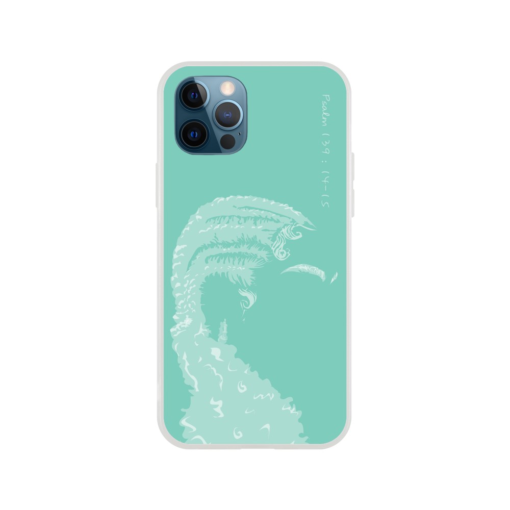 "Cornrows" Phone Case in Synergy Blue Color