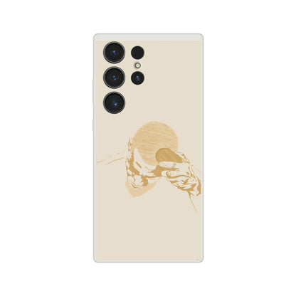 "Brush" Phone Case in Tanned Gold Color