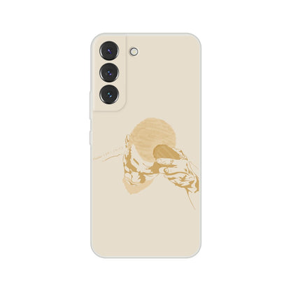 "Brush" Phone Case in Tanned Gold Color